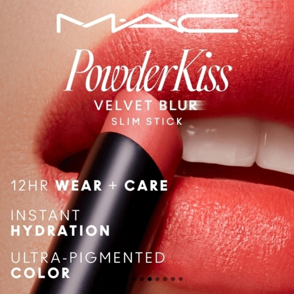 Mac Cosmetics Powder Kiss Velvet Blur Slim Stick | Peppery Pink | Brand New - Picture 8 of 15